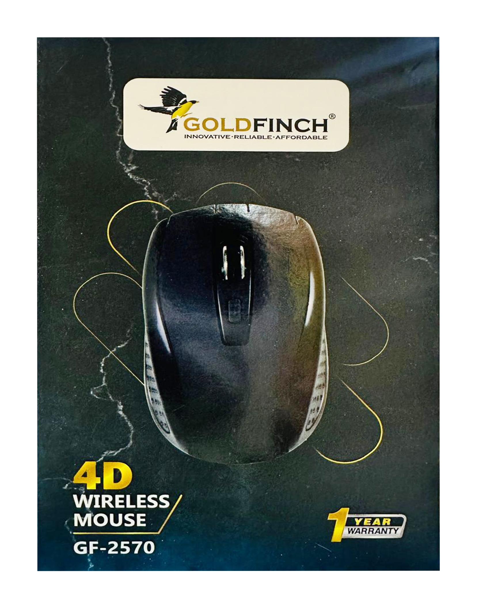 GOLDFINCH 4D WIRELESS MOUSE (GF 2570)